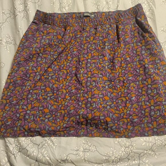 Toad & Co Women's Sunkissed Weekend Skort Acai Kaleidoscope Print Sz Lg MSRP $75 - Picture 6 of 6